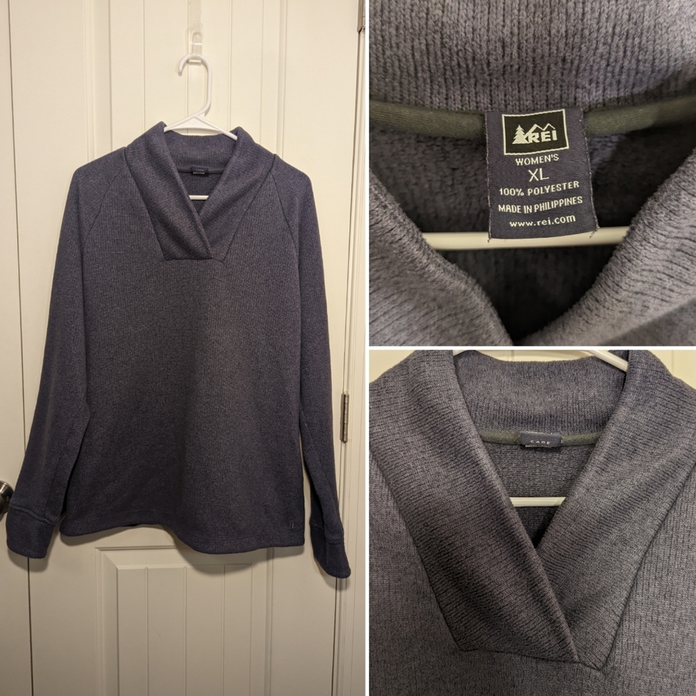 REI Womens Shawl Collar Pullover